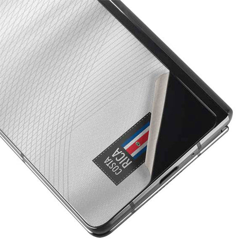 Costa Rica Soccer Flag Galaxy Z Fold2 5G Skin